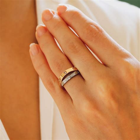 cartier love double ring|Cartier love ring for men.